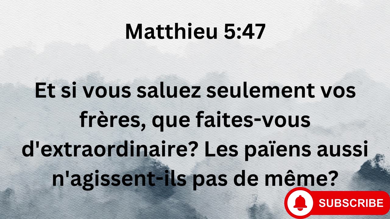 "Le Sermon sur la Montagne : Les Béatitudes et Enseignements de Jésus" Matthieu 5:1-48.