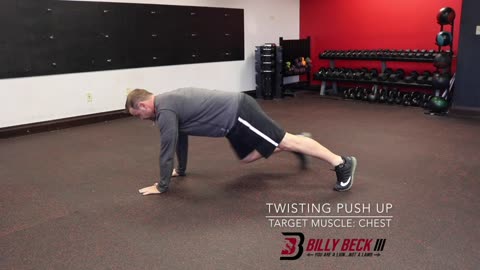Twisting Push Up