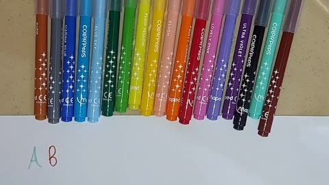 Simple Writing Using Maped Peps Color Pen