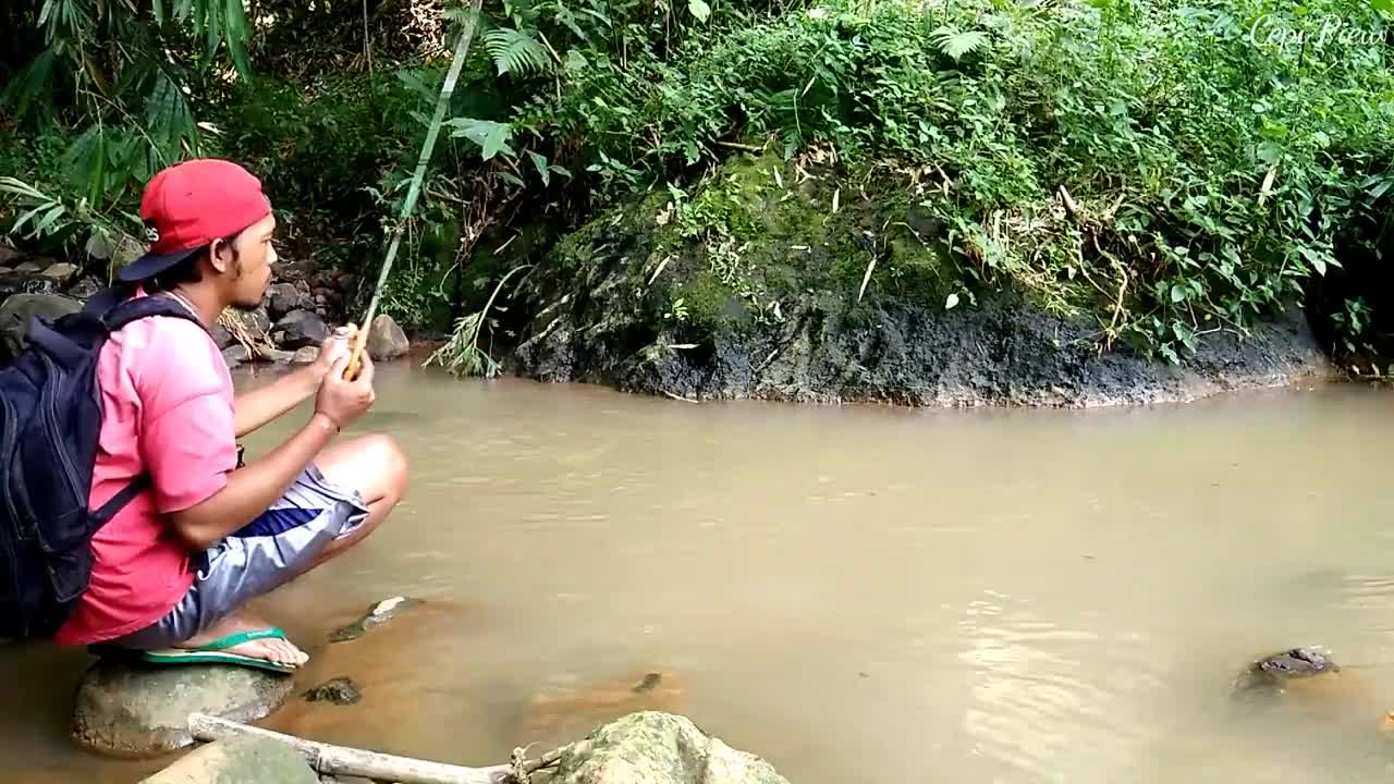 Tiny Creek fishing in southeast asia