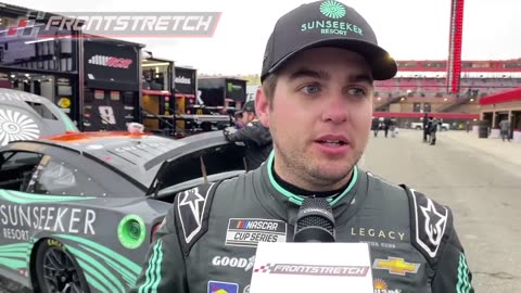 Noah Gragson Damage to His Car at Fontana