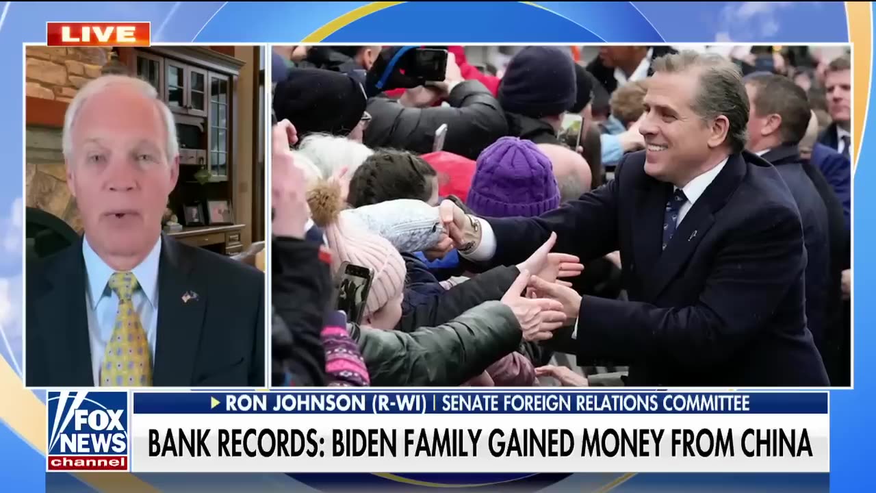 'JAW-DROPPING': This is a shot across the bow for Biden: Sen. Ron Johnson