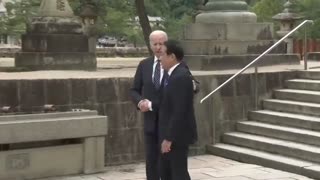 Why do they keep letting Joe Biden near stairs?