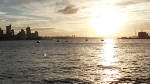 Auckland City Sunset