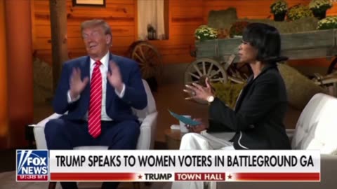 Donald Trump Harris Faulkner Women Townhall Cummings Georgia 10/16/24