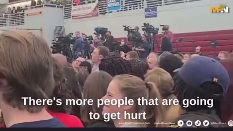 Anti-War Protestors Create A Scene At Obama Rally