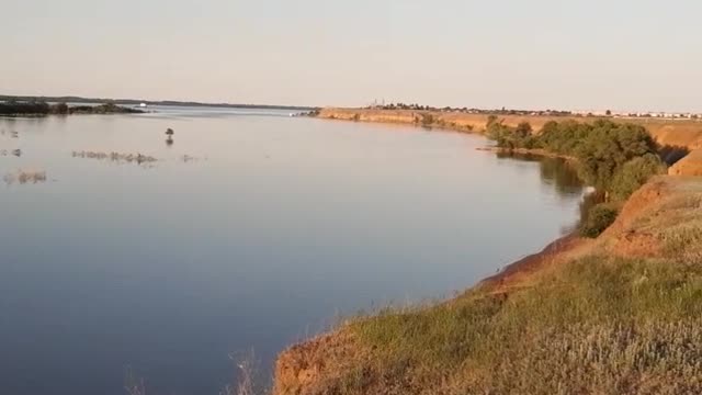 Volga river in Russia