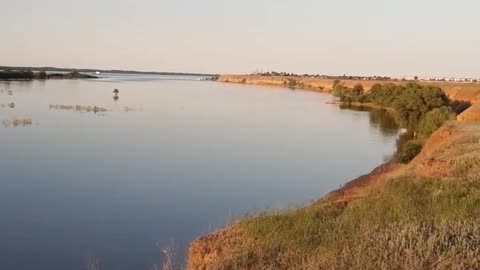 Volga river in Russia