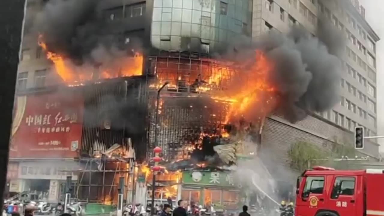 Arson of Shopping Mall in China