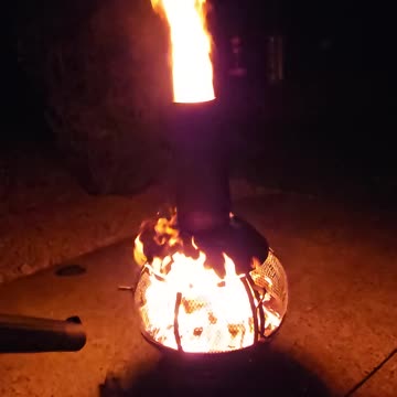 Fire Hack - Electric Leaf Blower. #fire #flame #viral #hack #Hacks