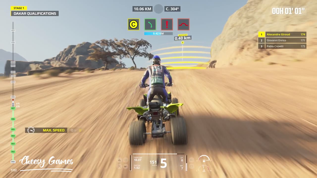 YAMAHA RAPTOR 174 | Dakar Desert Rally | Qualification Gameplay