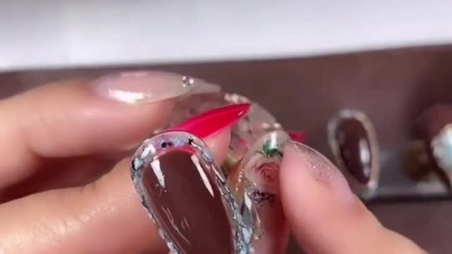 Easy nail art design | Brown nail art design