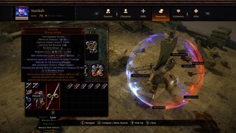 POE SSF Crucible Unique Reaver Sword Hitless