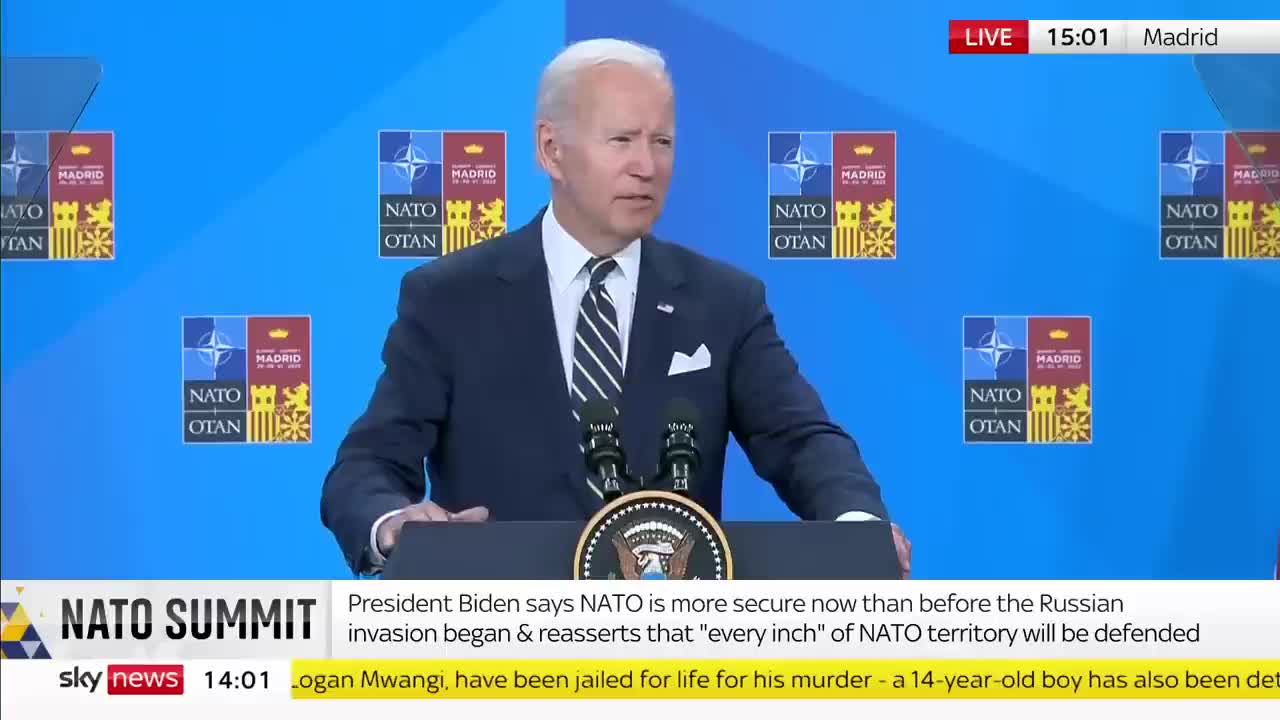 Biden: 'Every inch of NATO territory will be defended'