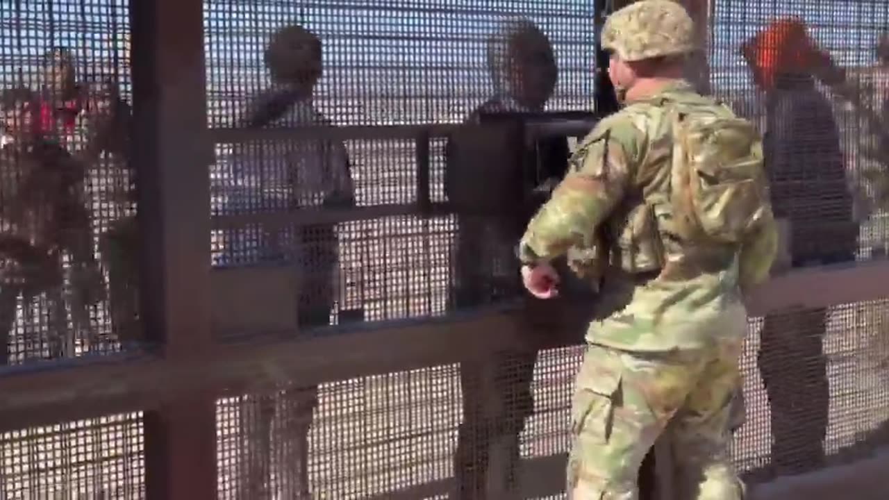 NEW - Chaos erupts as migrants attempt to enter the United States illegally at the El Paso border.