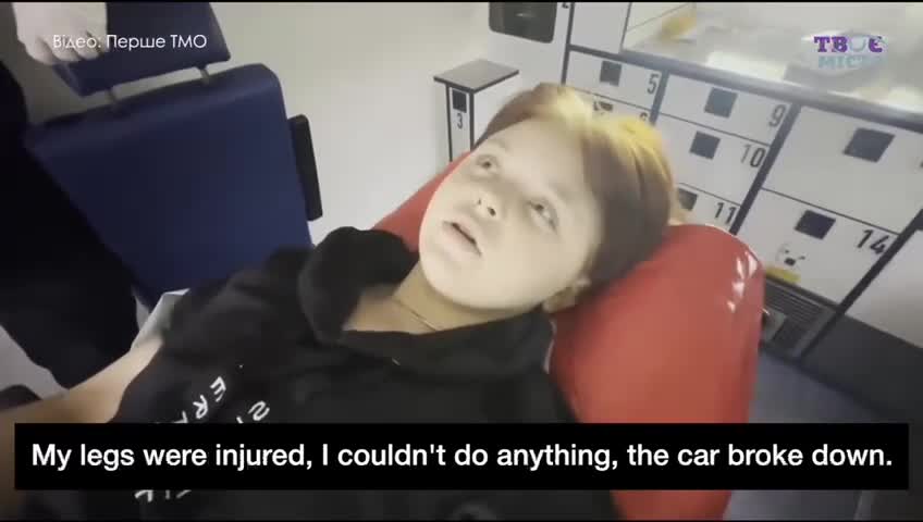 🇺🇦GraphicWar18+🔥"Hero" Wounded Girl 15 Drove Under Fire(Subtitles CC) - Ukraine Armed Forces(ZSU)