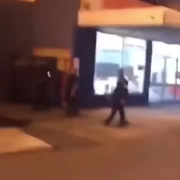 DOORMAN GETS FOLDED BY AUSTRALIAN