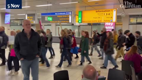 Dutch police arrest more than 200 climate activists who blocked Amsterdam's Schiphol airport