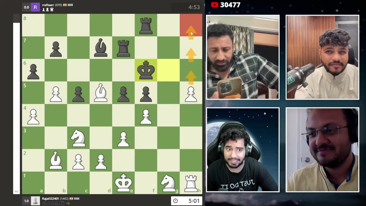 Samay raina x raftaar x rajat dalal chess competition |chess