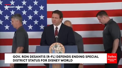 'That's Just The Way It's Got To Be'- DeSantis Celebrates Ending Special Disney World Status