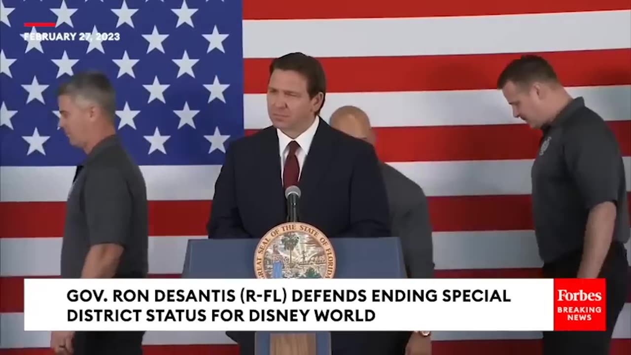 'That's Just The Way It's Got To Be'- DeSantis Celebrates Ending Special Disney World Status