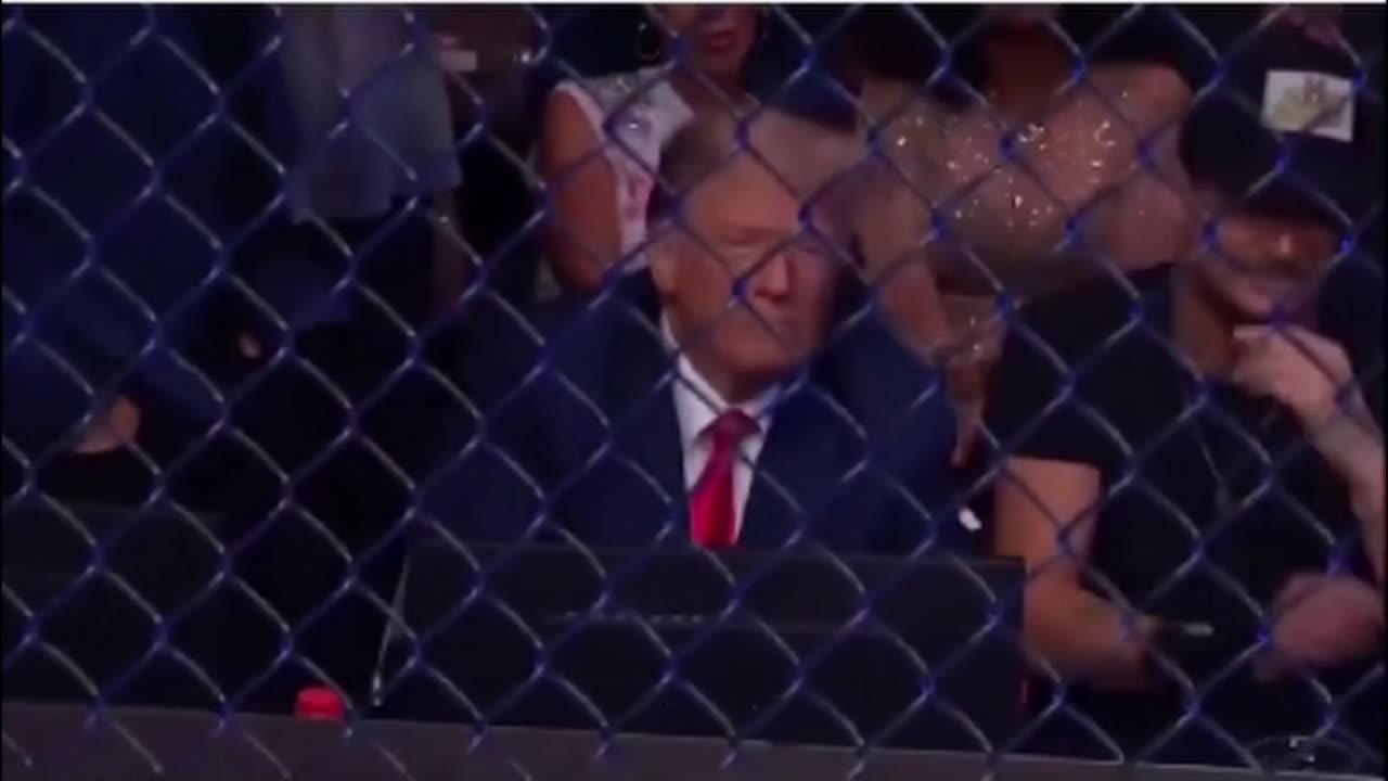 Trump Drops Savage Video At UFC Miami To Kid Rocks' American Badass
