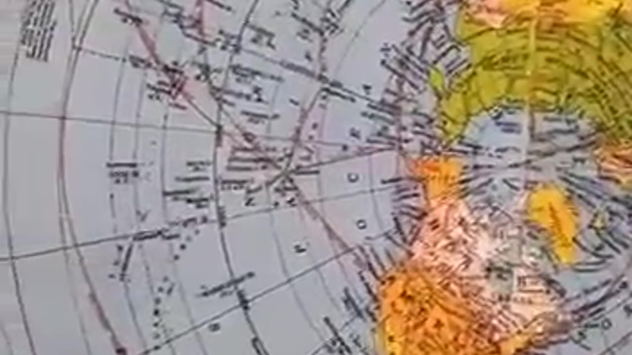 Flat Earth Map For Pilots