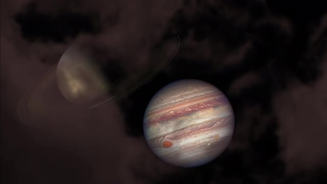 Jupiter and Saturn are in the deep darkness