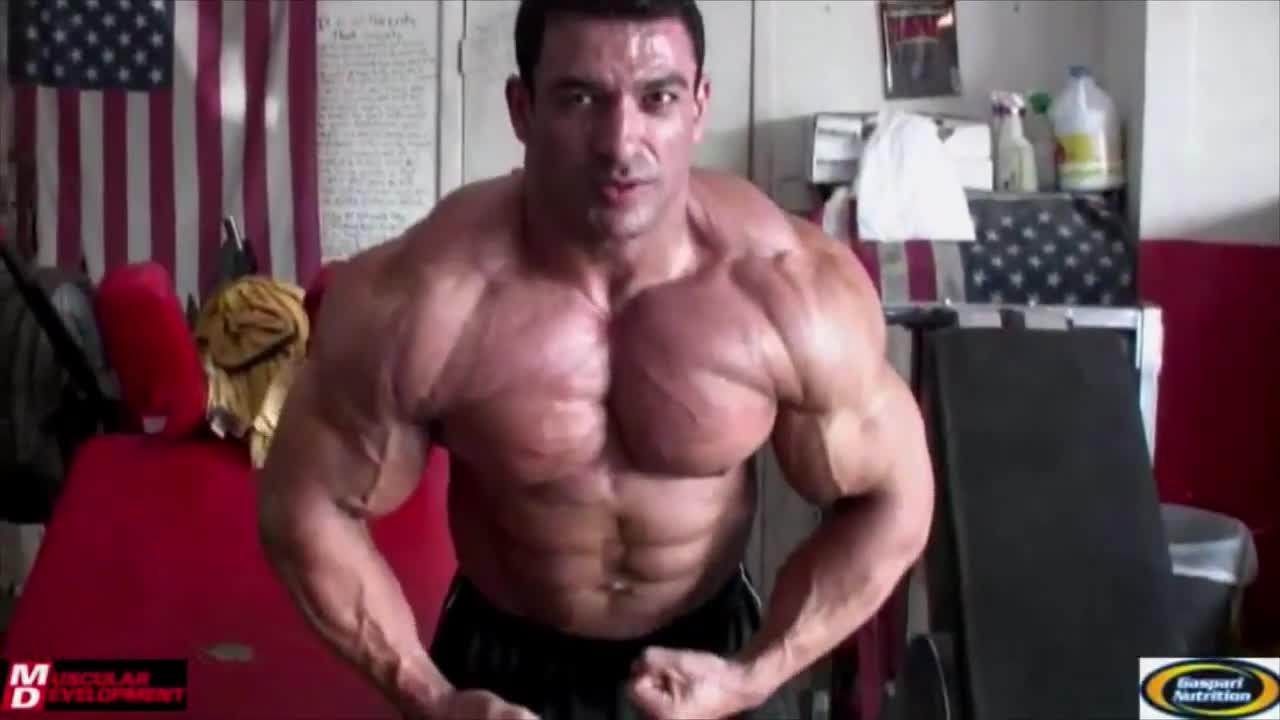 Bodybuilder Posing