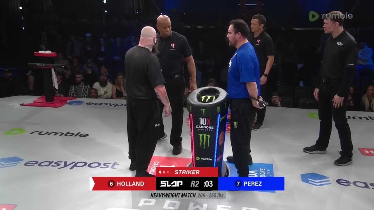 Power Slap 1 Frank Holland vs Dorian Perez Prelims