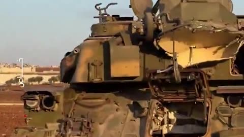 Military equipment - losses of Assad's army during the retreat.