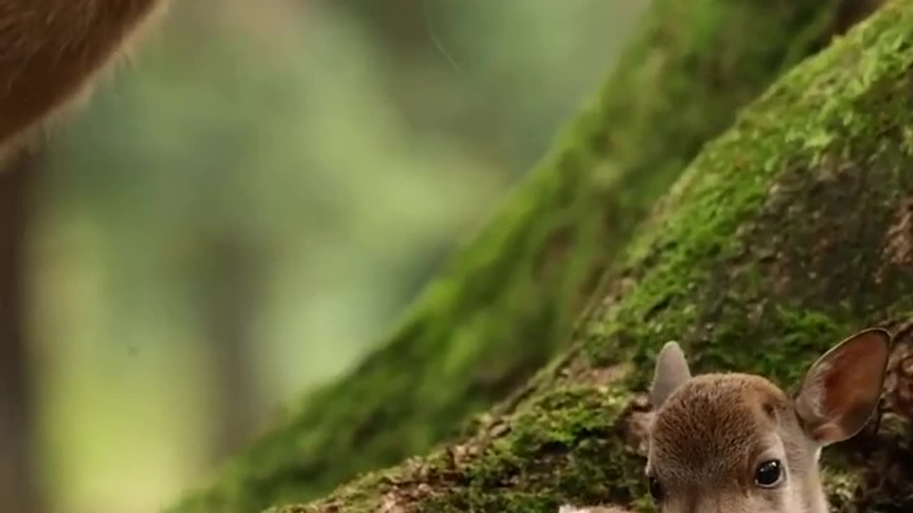 "The Unbreakable Bond: Exploring the Heartwarming Love Between a Deer and Fawn"