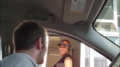 Tipping at the Dunkin Donuts Drive Through