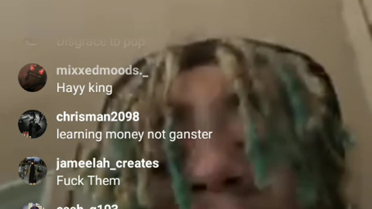 Ti son kidsaiyan king Harris Jr of the rapper on ig live 3/17/23
