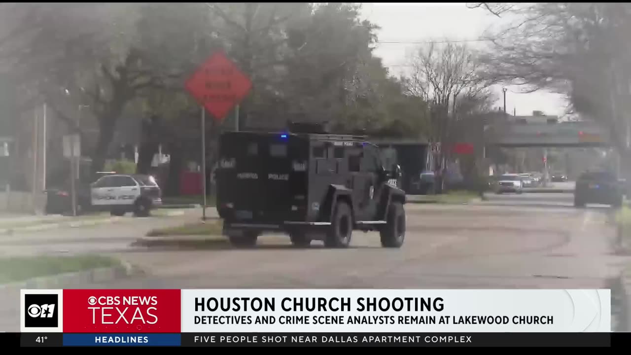 Lakewood Church shooting: Female suspect fatally shot after shooting at Joel Osteen's Houston church