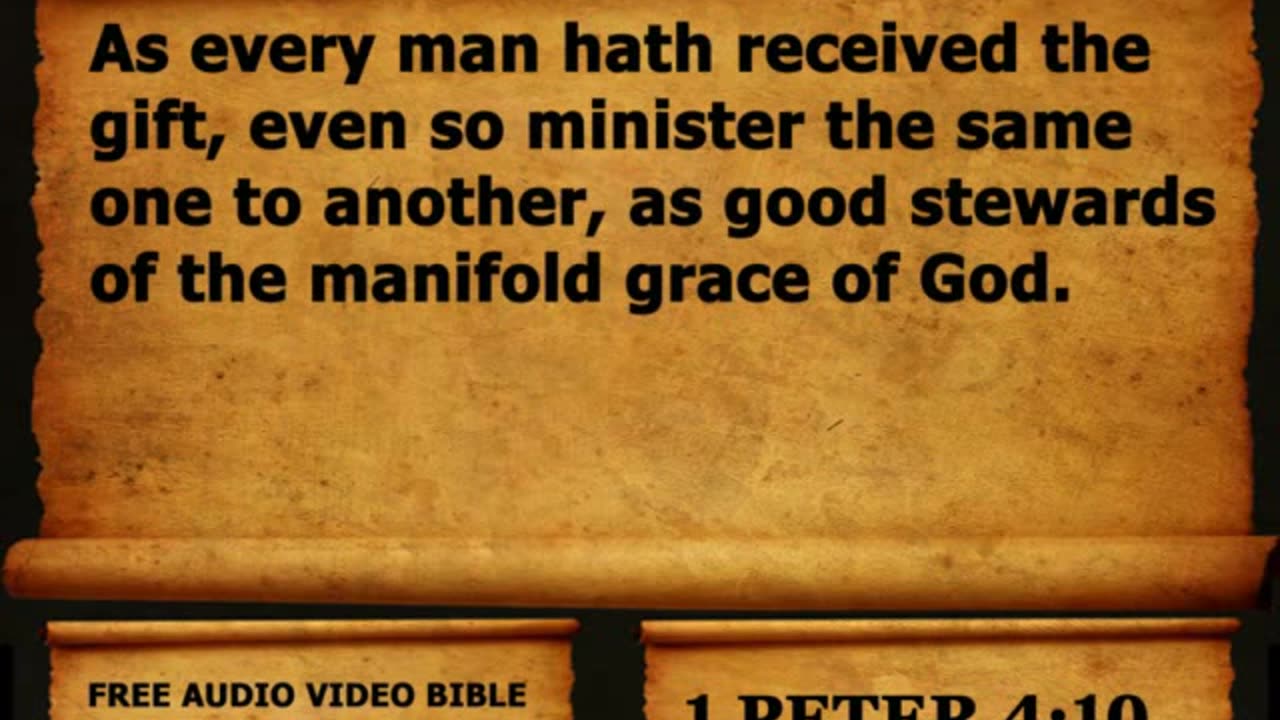 Bible Book 60. 1 Peter Complete 1-5, King James Version (KJV) Read Along Bible