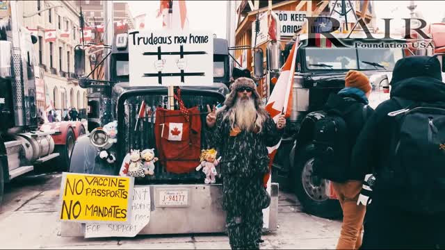 Truckers Freedom Convoy: Protesters Hold the Line - February 16, 2022