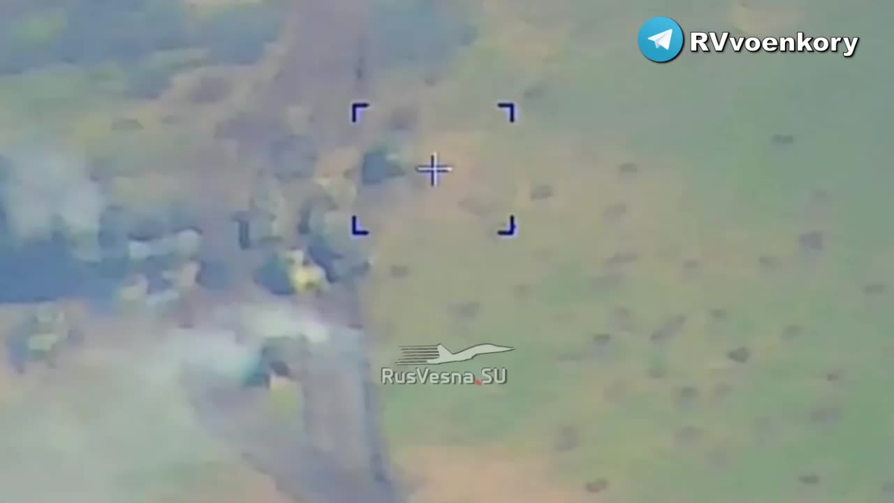 Ukrainian NATO equipment blown up