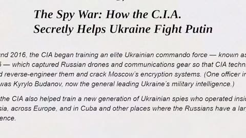 A Message to America... (and the CIA).