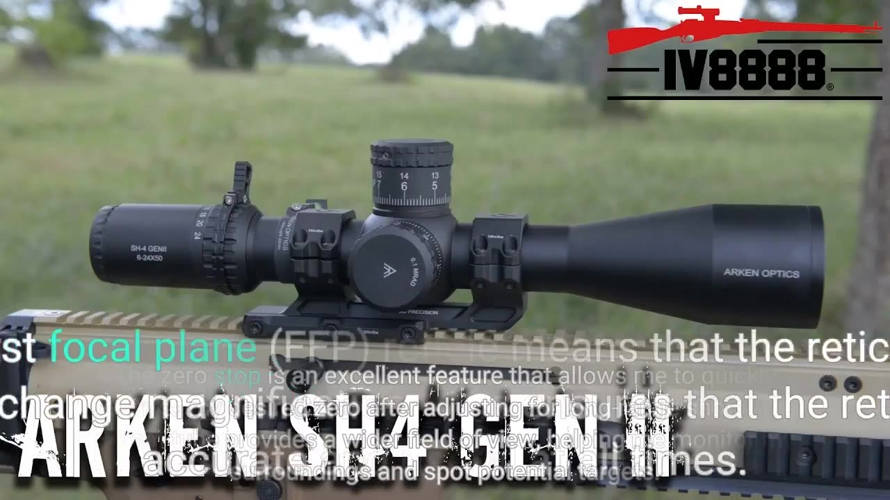 Read Ratings: Arken Optics SH4 GEN2 4-16X50 Rifle Scope FFP VPR Illuminated Reticle with Zero S...