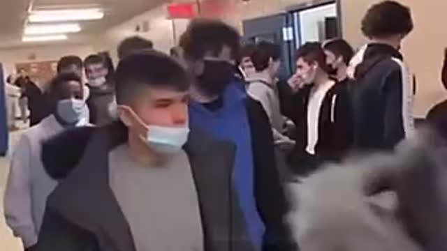 “LET US BREATHE!” shout students at Laval Liberty High school in Quebec