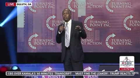 Dr. Ben Carson Turning Point Rally in Duluth Georgia 10/23/24