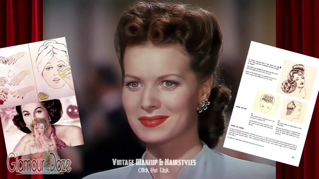 Vintage Makeup & Hairstyle Tutorials from Glamourdaze