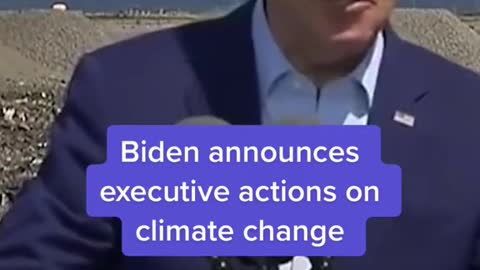 Biden announces executive actions on climate change