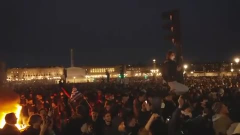 Meanwhile, currently happening in France, EU: Paris police intervene to clear demonstrators