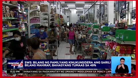 49% ng pamilyang Pilipino, naniniwala na mahirap sila SWS그