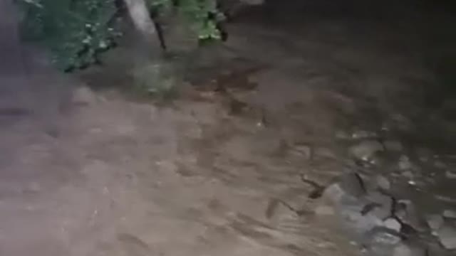 vía Piedecuesta - Pescadero presentó el desbordamiento del río Manco y el río Umpalá