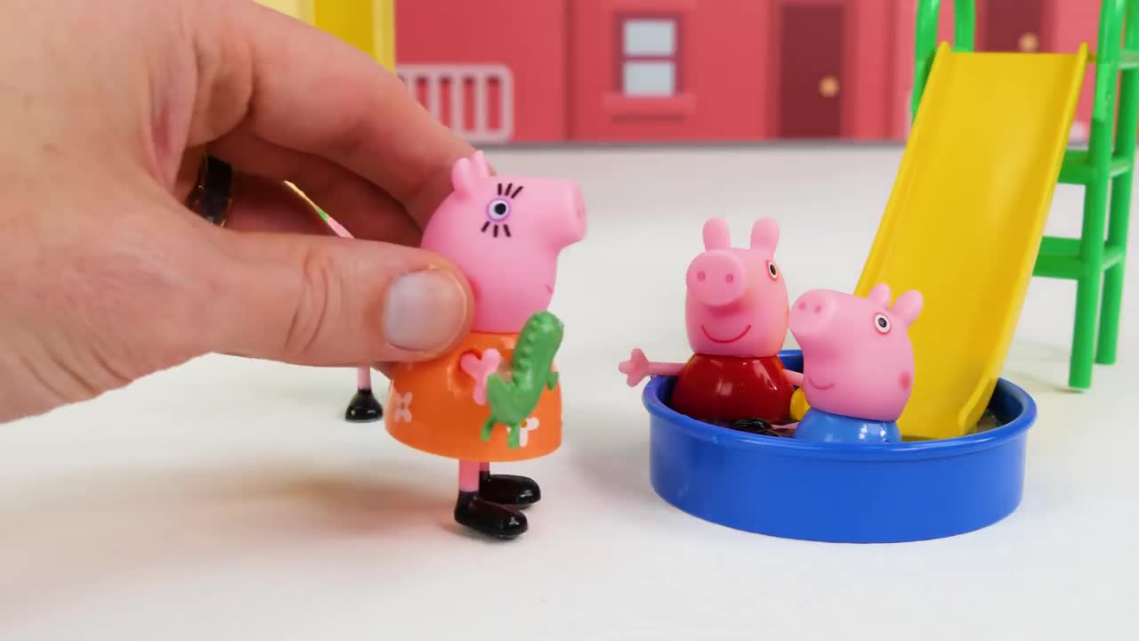 🔴¡Aprende los Palabras con Nueva Piscina de Peppa Pig!🔴 ¡Video para Niños!