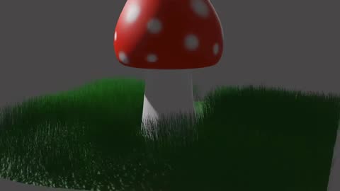 Little Mushroom House made with Blender 2.9