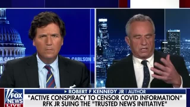 RFK Jr. Announces a COVID Censorship Lawsuit Against the “Trusted News Initiative"